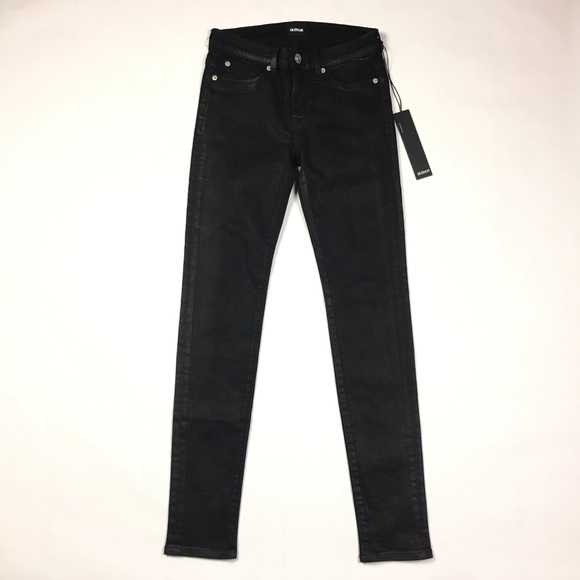 Hudson Nico Coated Denim Mid Rise Skinny Jean - Picture 2 of 8